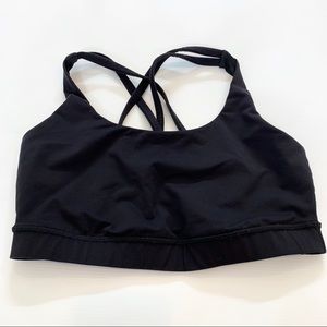Lululemon sport bra black color size 6